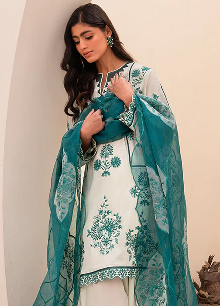 Arzu by Humdum Embroidered Lawn Suits Unstitched 3 Piece HD24AZ AL03 - Summer Collection