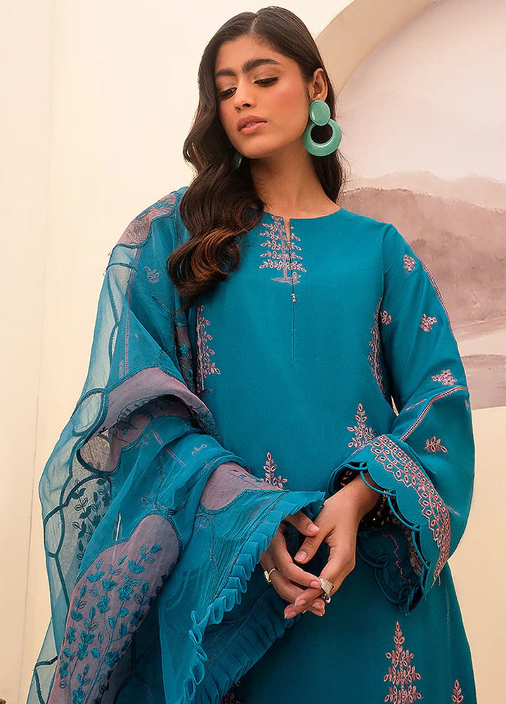 Arzu by Humdum Embroidered Lawn Suits Unstitched 3 Piece HD24AZ AL07 - Summer Collection