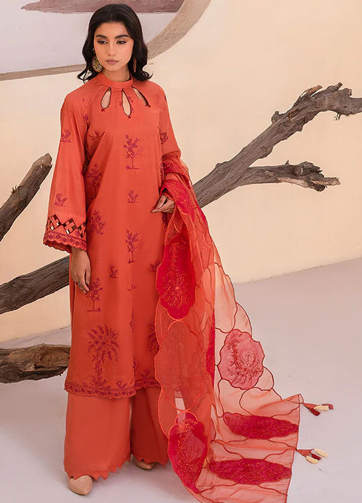 Arzu by Humdum Embroidered Lawn Suits Unstitched 3 Piece HD24AZ AL08 - Summer Collection