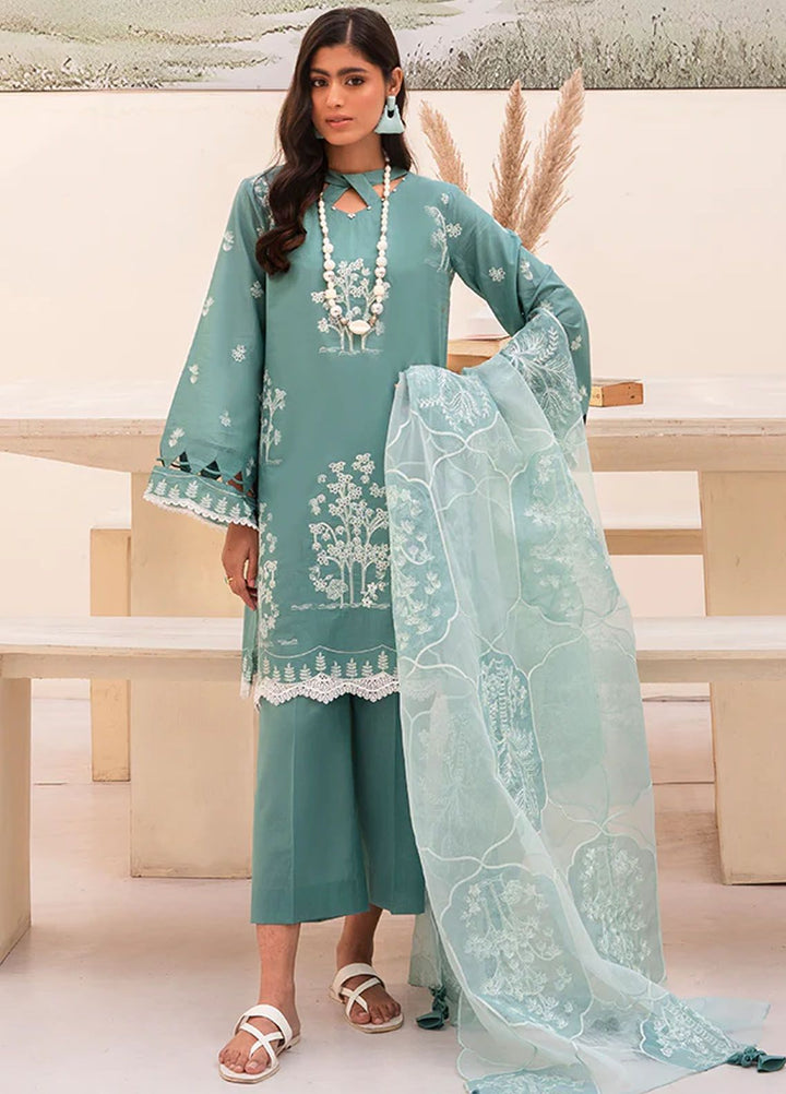 Arzu by Humdum Embroidered Lawn Suits Unstitched 3 Piece HD24AZ AL09 - Summer Collection