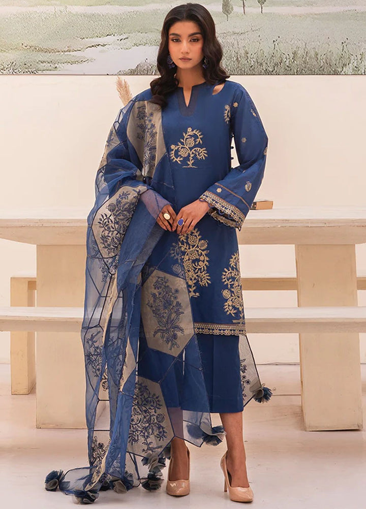 Arzu by Humdum Embroidered Lawn Suits Unstitched 3 Piece HD24AZ AL10 - Summer Collection