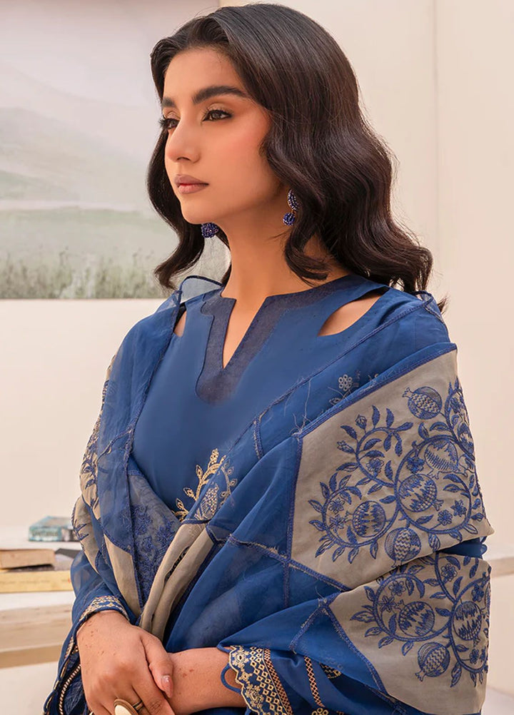 Arzu by Humdum Embroidered Lawn Suits Unstitched 3 Piece HD24AZ AL10 - Summer Collection