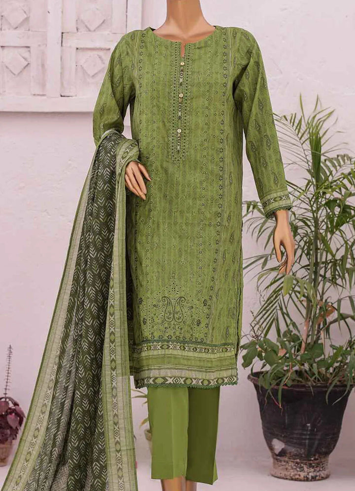Asasa By HZ Textile Embroidered Lawn Suit Unstitched 3 Piece HZ24A AEL-53 Vol-03 - Summer Collection