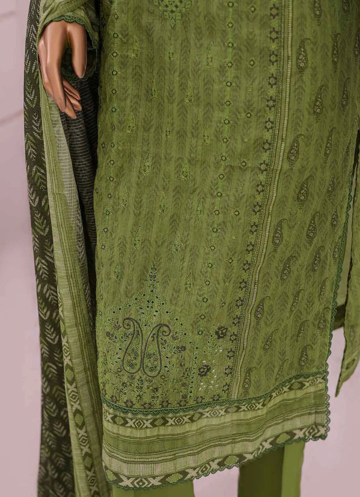 Asasa By HZ Textile Embroidered Lawn Suit Unstitched 3 Piece HZ24A AEL-53 Vol-03 - Summer Collection