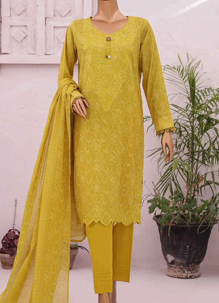 Asasa By HZ Textile Embroidered Lawn Suit Unstitched 3 Piece HZ24A AEL-62 Vol-03 - Summer Collection