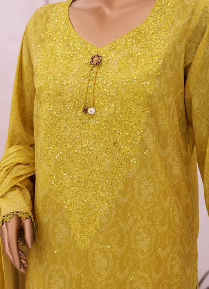 Asasa By HZ Textile Embroidered Lawn Suit Unstitched 3 Piece HZ24A AEL-62 Vol-03 - Summer Collection