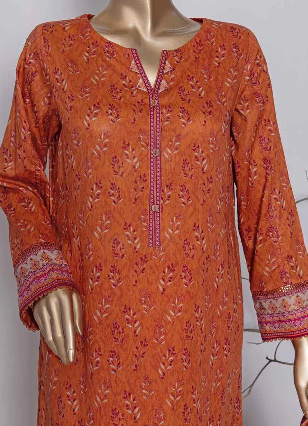 Asasa By HZ Textile Embroidered Lawn Suit Unstitched 3 Piece HZ24A AEL-67 Vol-04 - Summer Collection
