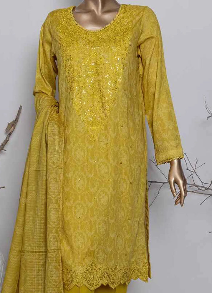 Asasa By HZ Textile Embroidered Lawn Suit Unstitched 3 Piece HZ24A AEL-82 Vol-04 - Summer Collection