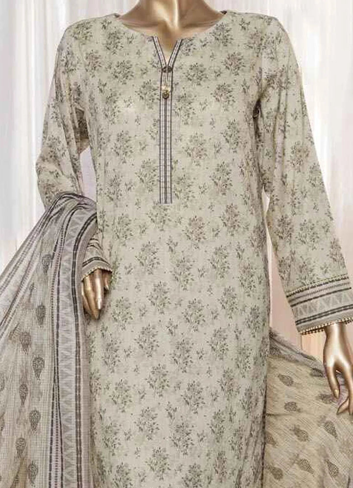 Asasa By HZ Textile Embroidered Lawn Suit Unstitched 3 Piece HZ24A AEL-83 Vol-05 - Summer Collection