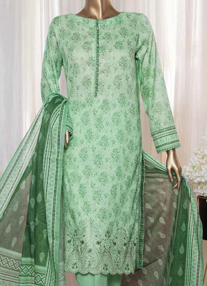 Asasa By HZ Textile Embroidered Lawn Suit Unstitched 3 Piece HZ24A AEL-84 Vol-05 - Summer Collection