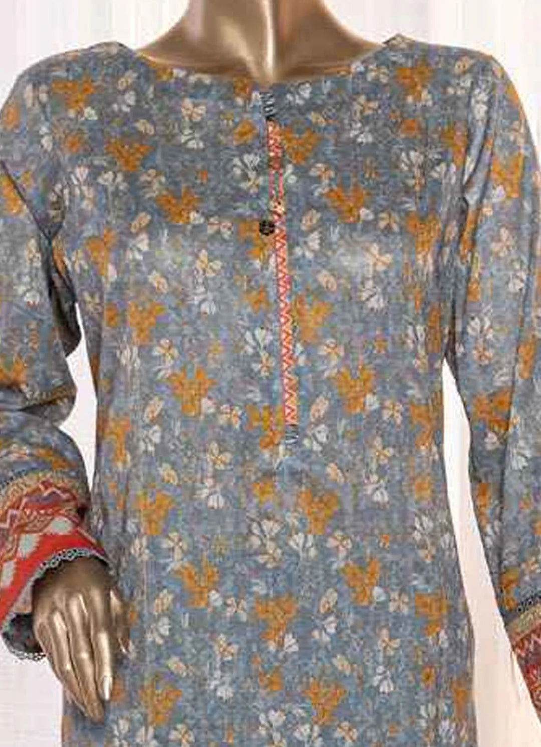 Asasa By HZ Textile Embroidered Lawn Suit Unstitched 3 Piece HZ24A AEL-90 Vol-05 - Summer Collection