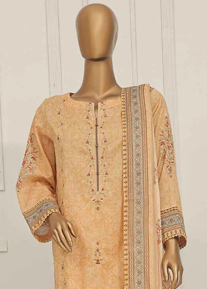 Asasa by HZ Textiles Embroidered Lawn Suits Unstitched 3 Piece HZ25AE AEL-233 - Summer Collection