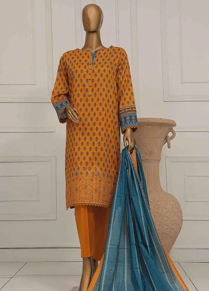 Asasa by HZ Textiles Embroidered Lawn Suits Unstitched 3 Piece HZ25AE AEL-252 - Summer Collection