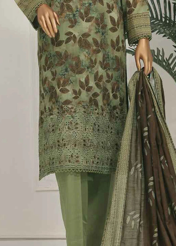 Asasa by HZ Textiles Embroidered Lawn Suits Unstitched 3 Piece HZ25AE AEL-253 - Summer Collection