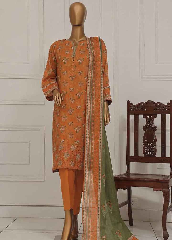 Asasa by HZ Textiles Embroidered Lawn Suits Unstitched 3 Piece HZ25AE AEL-254 - Summer Collection