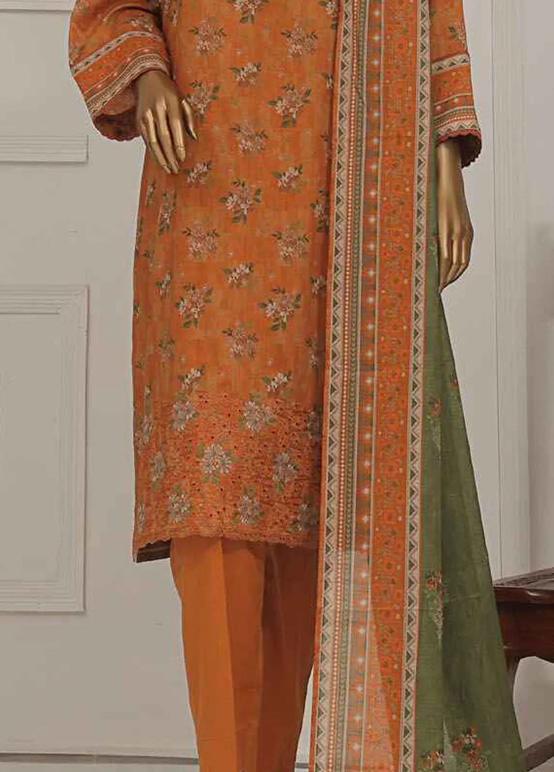 Asasa by HZ Textiles Embroidered Lawn Suits Unstitched 3 Piece HZ25AE AEL-254 - Summer Collection