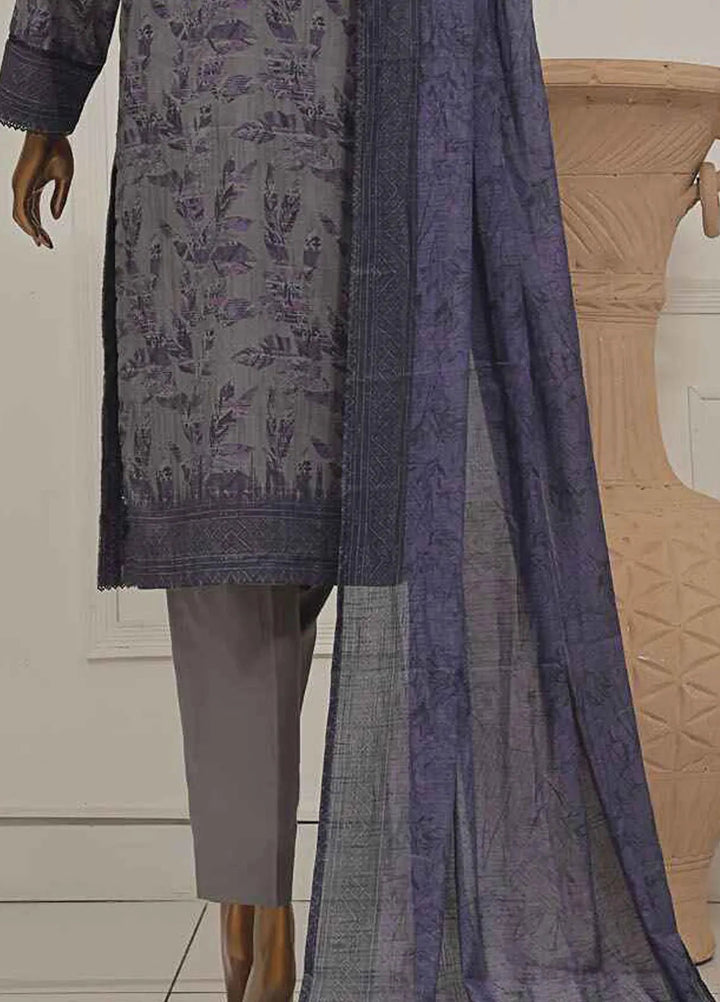 Asasa by HZ Textiles Embroidered Lawn Suits Unstitched 3 Piece HZ25AE AEL-257 - Summer Collection