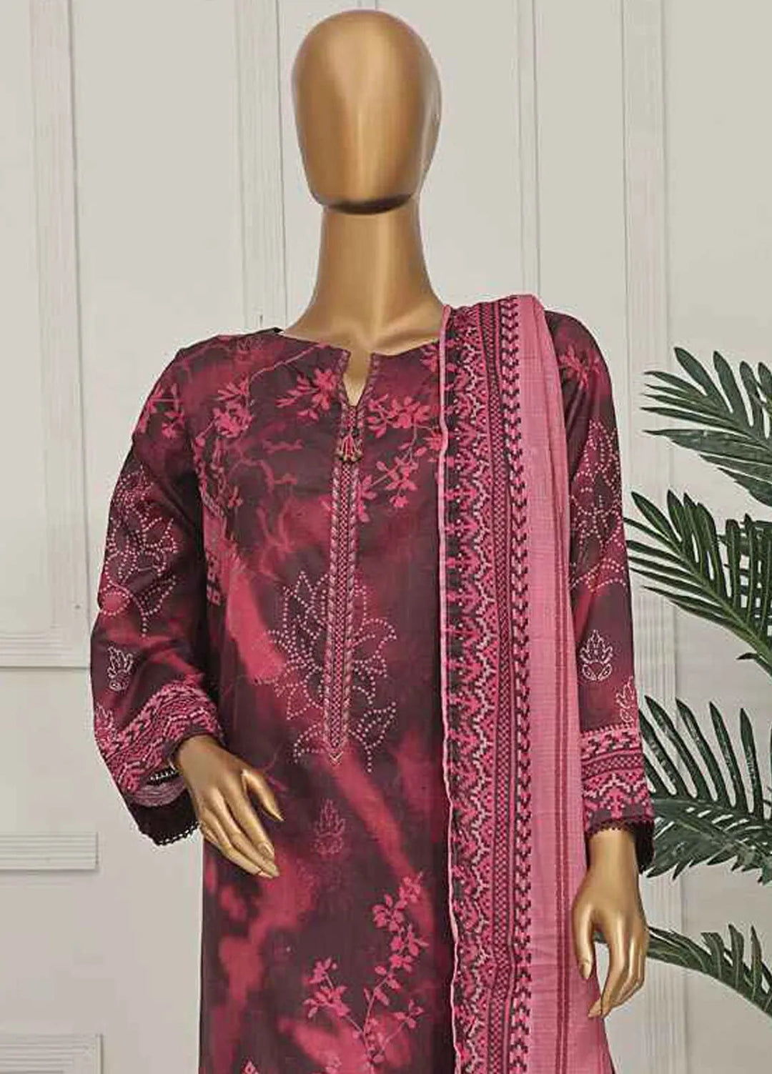Asasa by HZ Textiles Embroidered Lawn Suits Unstitched 3 Piece HZ25AE AEL-258 - Summer Collection