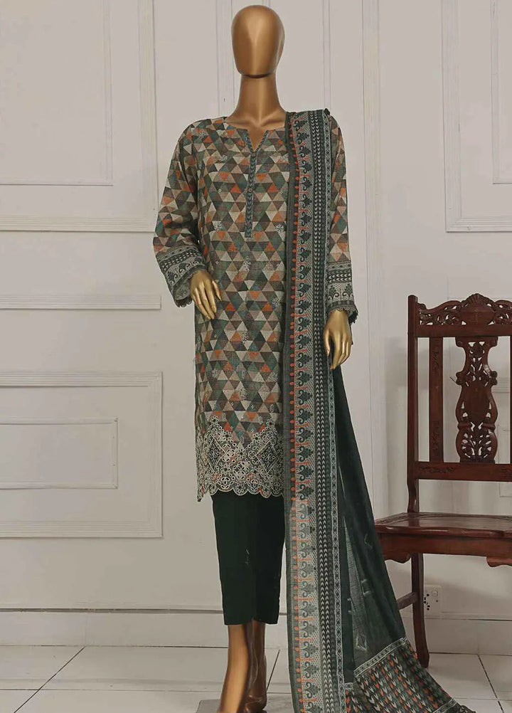 Asasa by HZ Textiles Embroidered Lawn Suits Unstitched 3 Piece HZ25AE AEL-259 - Summer Collection