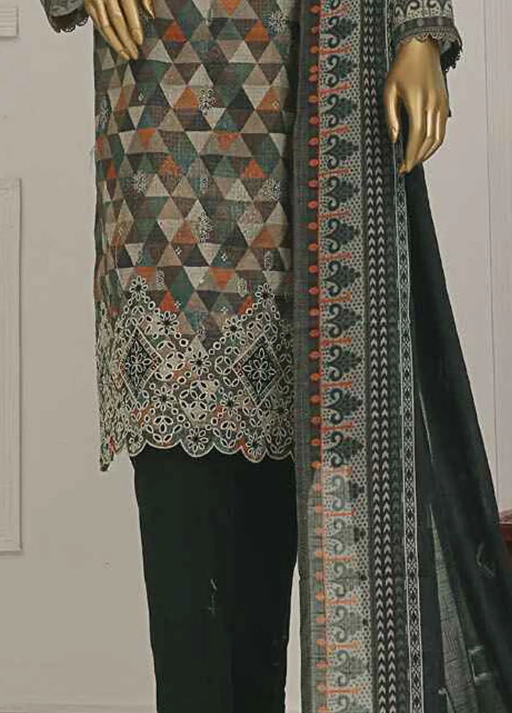 Asasa by HZ Textiles Embroidered Lawn Suits Unstitched 3 Piece HZ25AE AEL-259 - Summer Collection