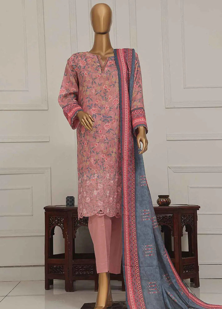 Asasa by HZ Textiles Embroidered Lawn Suits Unstitched 3 Piece HZ25AE AEL-261 - Summer Collection