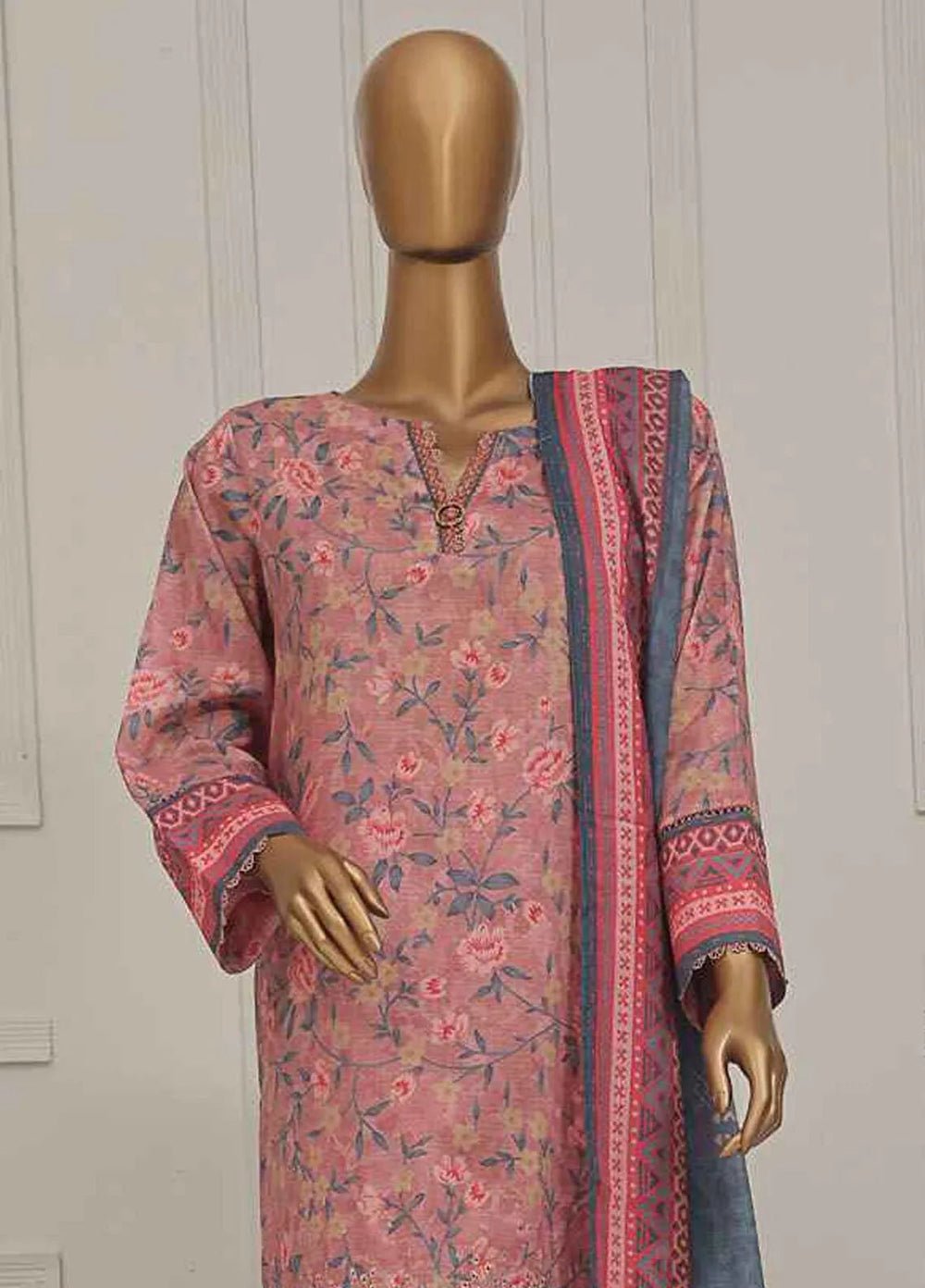 Asasa by HZ Textiles Embroidered Lawn Suits Unstitched 3 Piece HZ25AE AEL-261 - Summer Collection