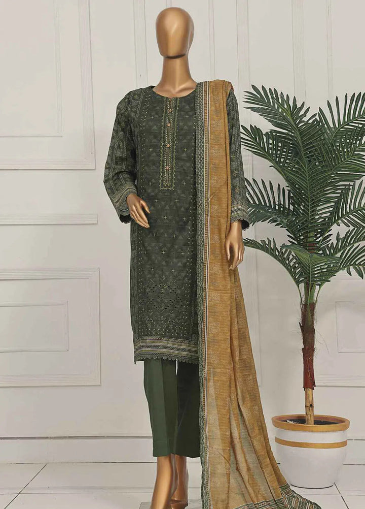 Asasa by HZ Textiles Embroidered Lawn Suits Unstitched 3 Piece HZ25AE AEL-69 - Summer Collection