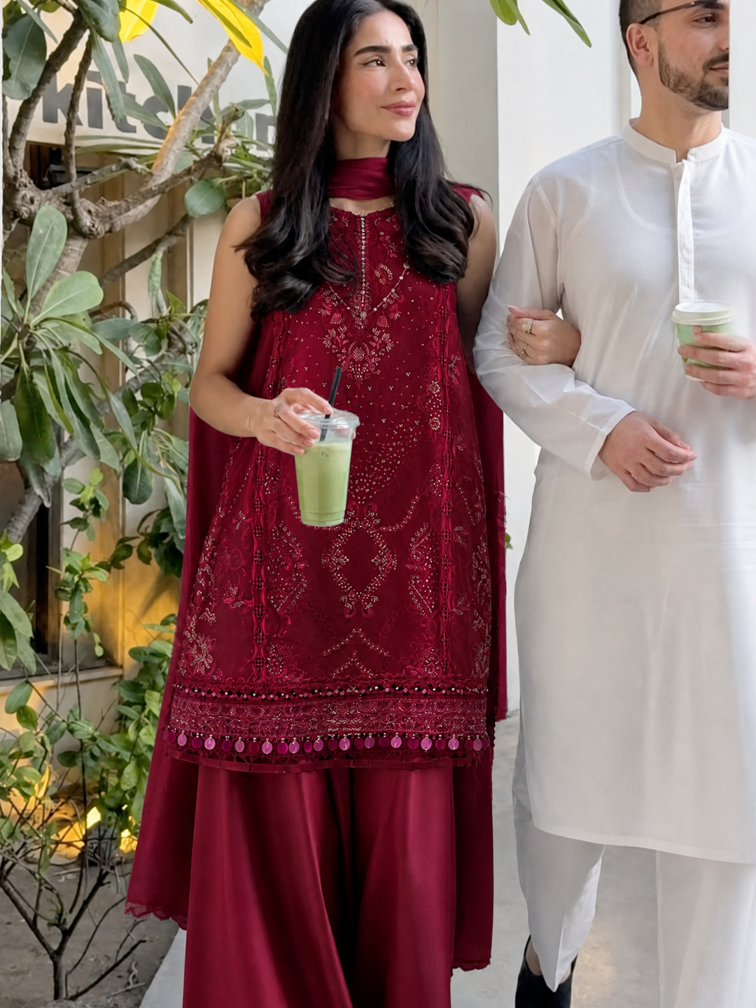 Ariya by Kanwal Malik Unstitched Embroidered Luxury Lawn 3 Piece Suit KM26UA D-5 SAFA - Summer Collection