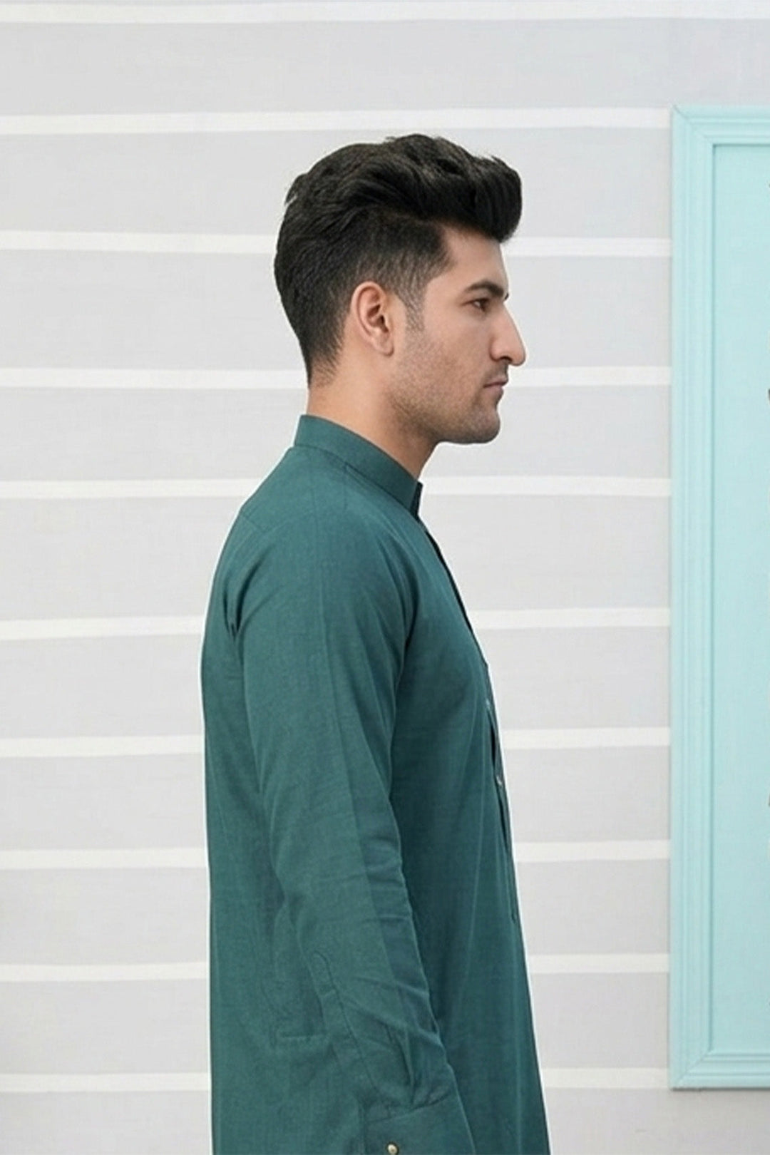 Royal Arabic Jubba by Edge Republic Mens RTW Solids Cotton Viscose 2 Piece Suit JB 021 Festive Collection