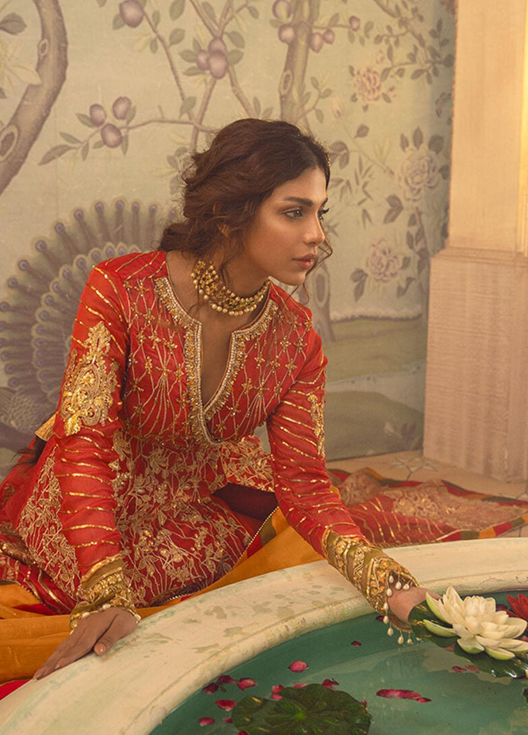 Asifa & Nabeel Embriodered Missouri Suits Unstitched 3 Piece AN21AI FM-02 INNAYAT - Luxury Formals Collection