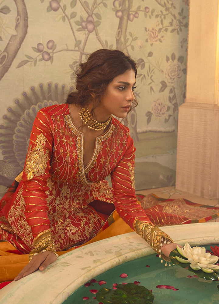 Asifa & Nabeel Embriodered Missouri Suits Unstitched 3 Piece AN21AI FM-02 INNAYAT - Luxury Formals Collection