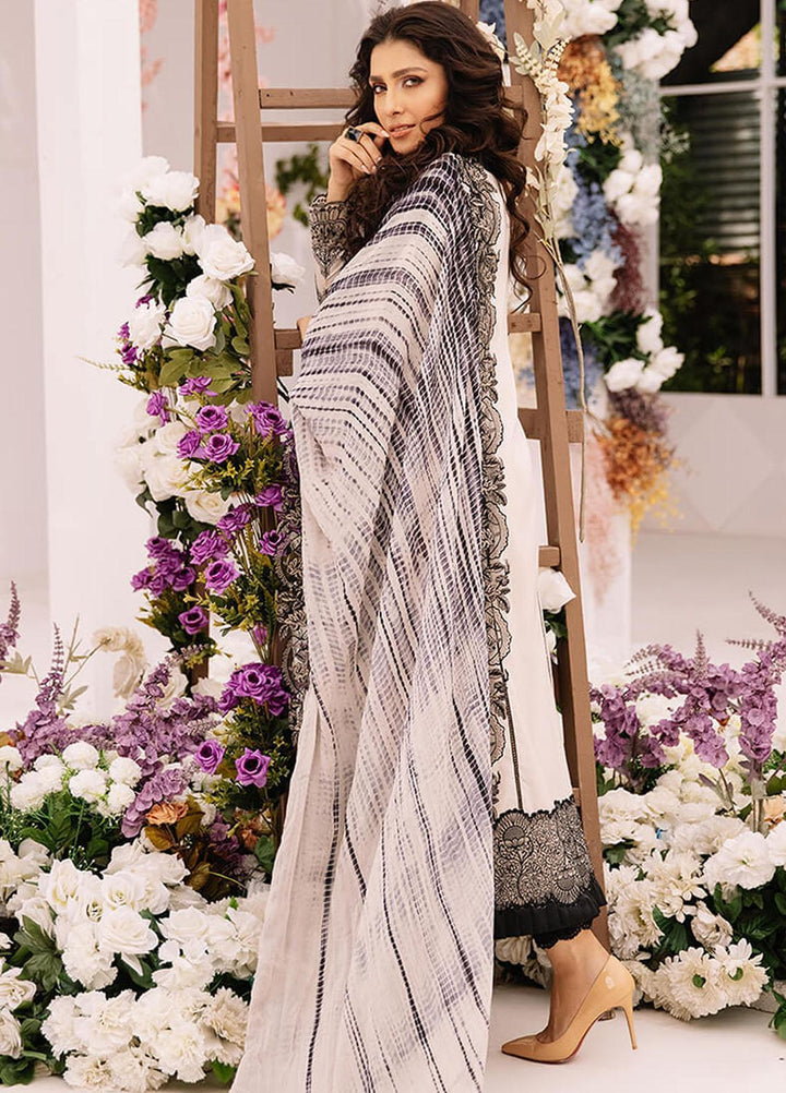 Ariana By Asifa & Nabeel Embroidered Lawn Suits Unstitched 3 Piece AN21A  ELANIE 8A - Luxury Collection