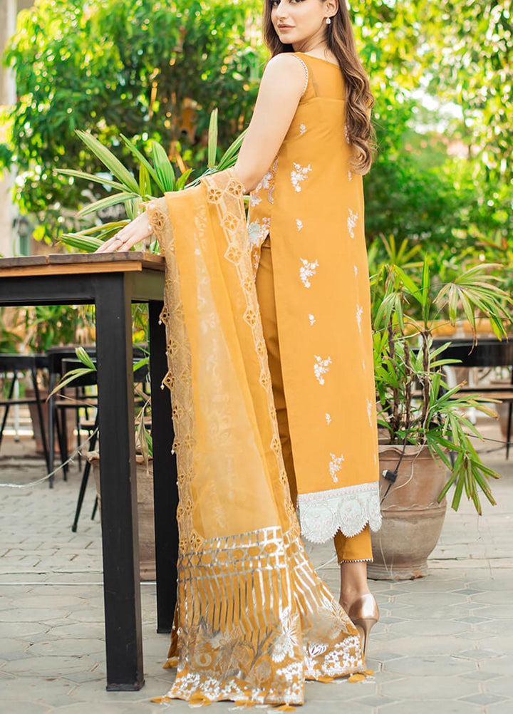 Ariana By Asifa & Nabeel Embroidered Lawn Suits Unstitched 3 Piece AN21A  FLORIAN 6A - Luxury Collection