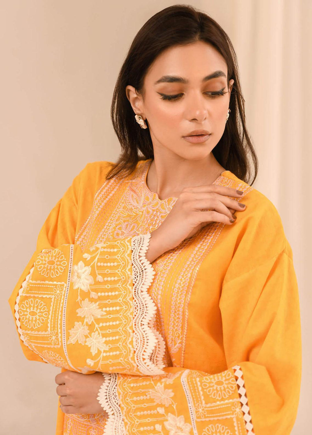 Asifa & Nabeel Pret Embroidered Lawn 2 Piece AN23B RTW-EMB-05