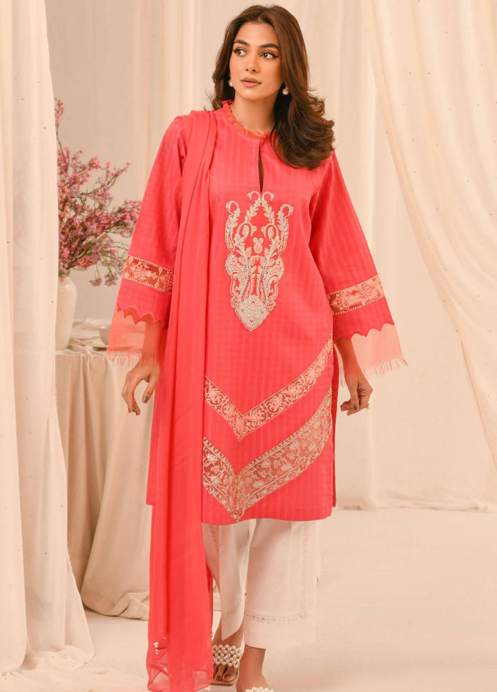 Asifa & Nabeel Pret Embroidered Lawn 3 Piece AN23B RTW-EMB-08