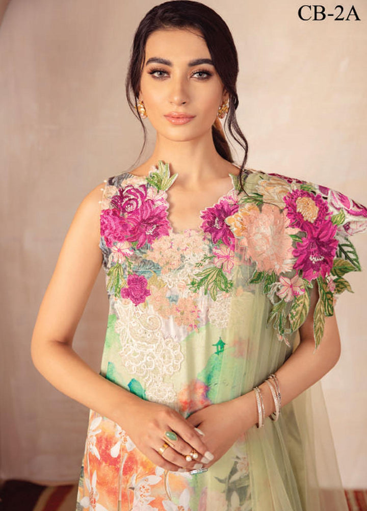 Asifa & Nabeel Embroidered Cambric Cotton Suits Unstitched 3 Piece AN21BF CB-02A - Winter Collection