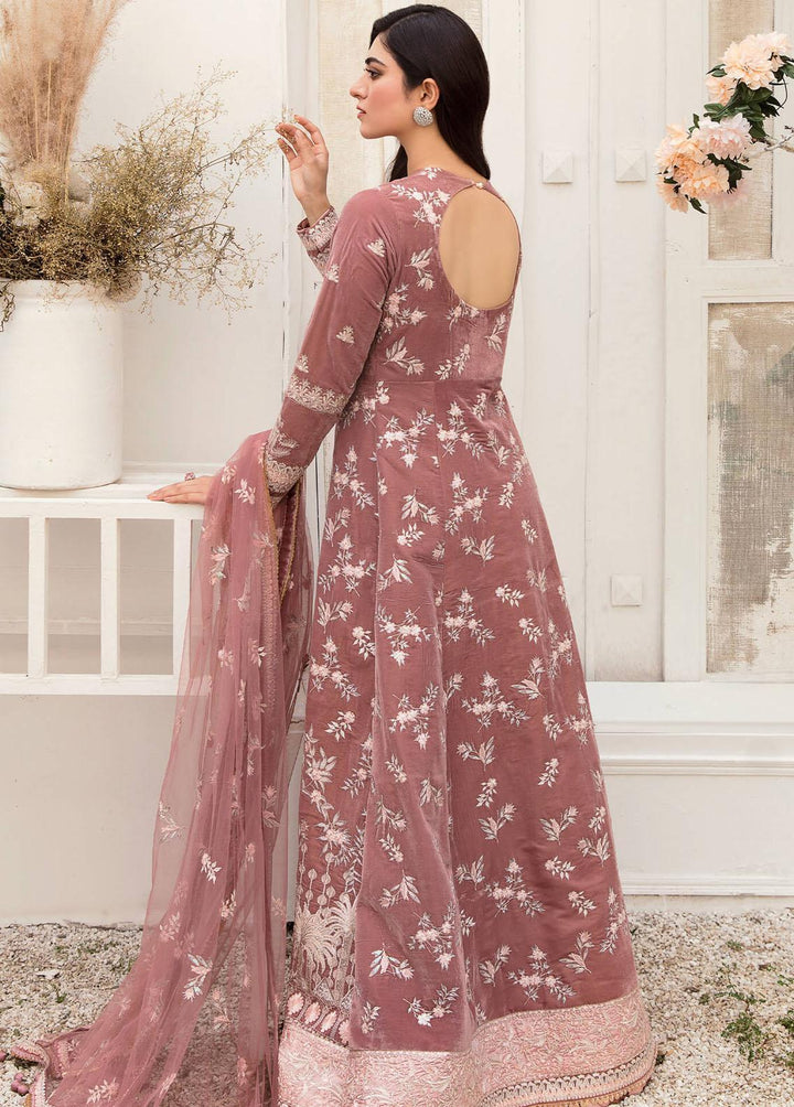 Asifa & Nabeel Embroidered Velvet Suits Unstitched 3 Piece AN22V VC-05 - Luxury Collection