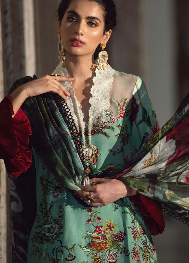 Lamour By Asifa & Nabeel Embroidered Lawn Suits Unstitched 3 Piece AN21L 15-L Ladies Day - Luxury Collection