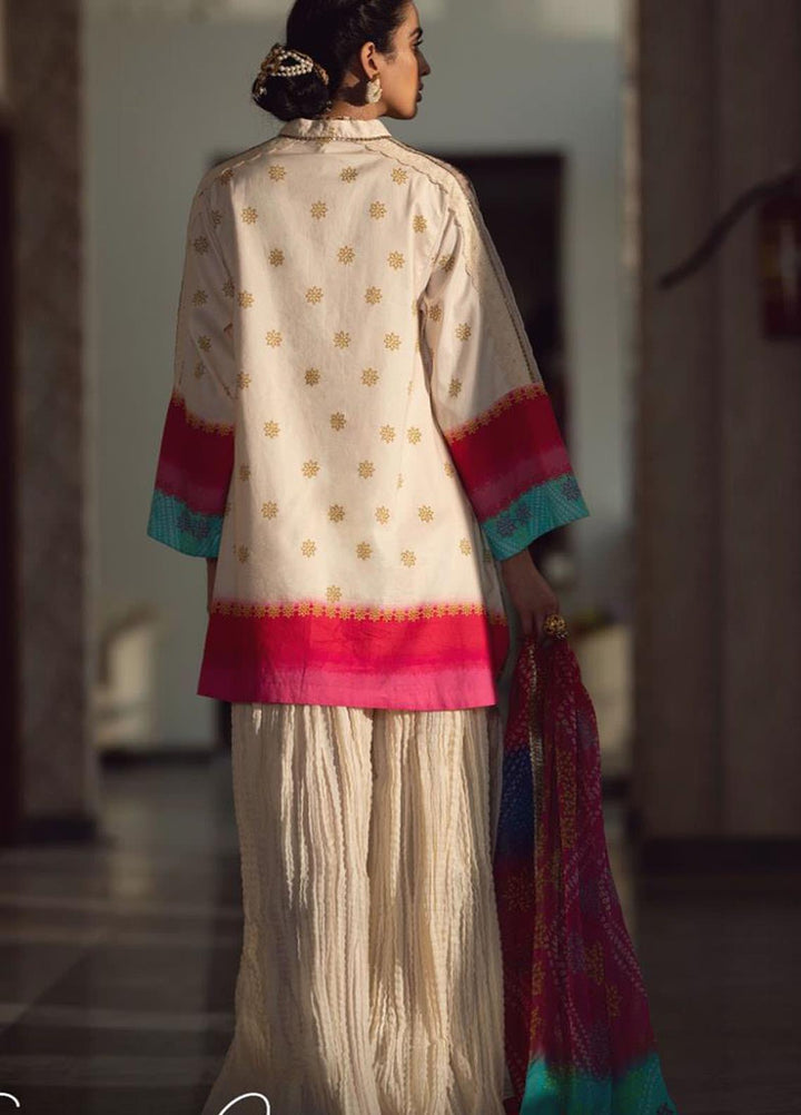Lamour By Asifa & Nabeel Embroidered Lawn Suits Unstitched 3 Piece AN21L 6-C Summer Grace - Luxury Collection
