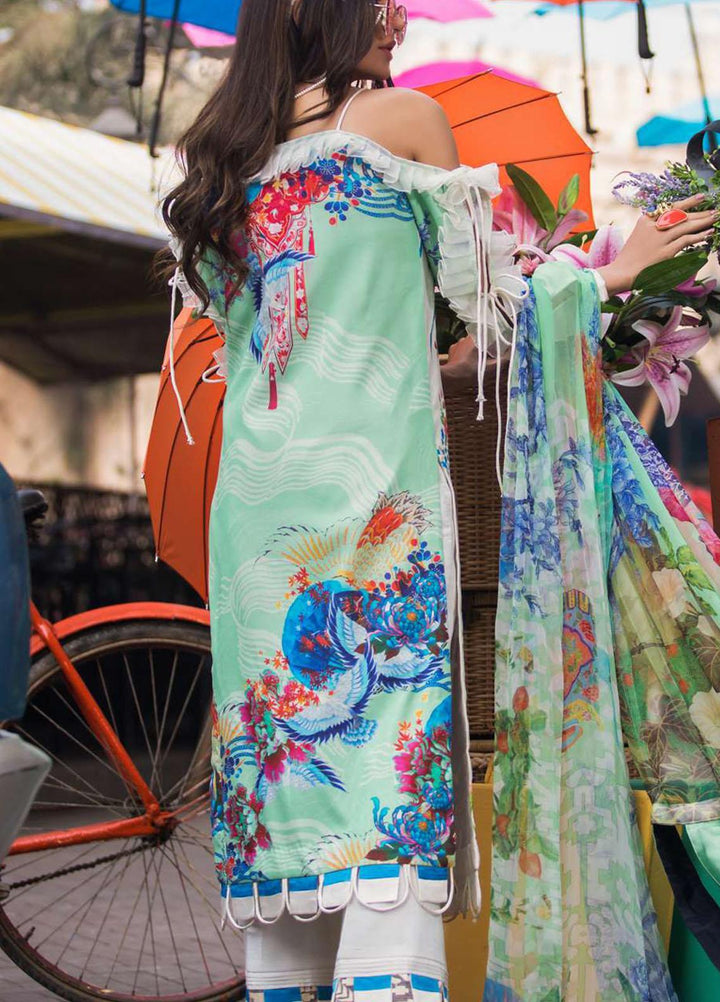 Liliana by Asifa & Nabeel Embroidered Lawn Suits Unstitched 3 Piece AN21SS 02 Nora - Spring / Summer Collection