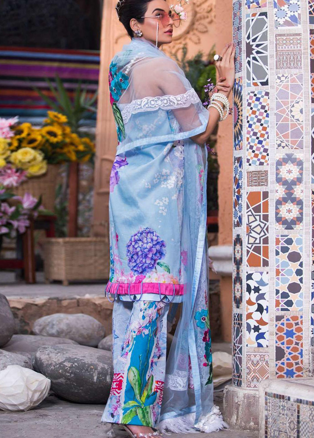 Liliana by Asifa & Nabeel Embroidered Lawn Suits Unstitched 3 Piece AN21SS 04 Montez - Spring / Summer Collection