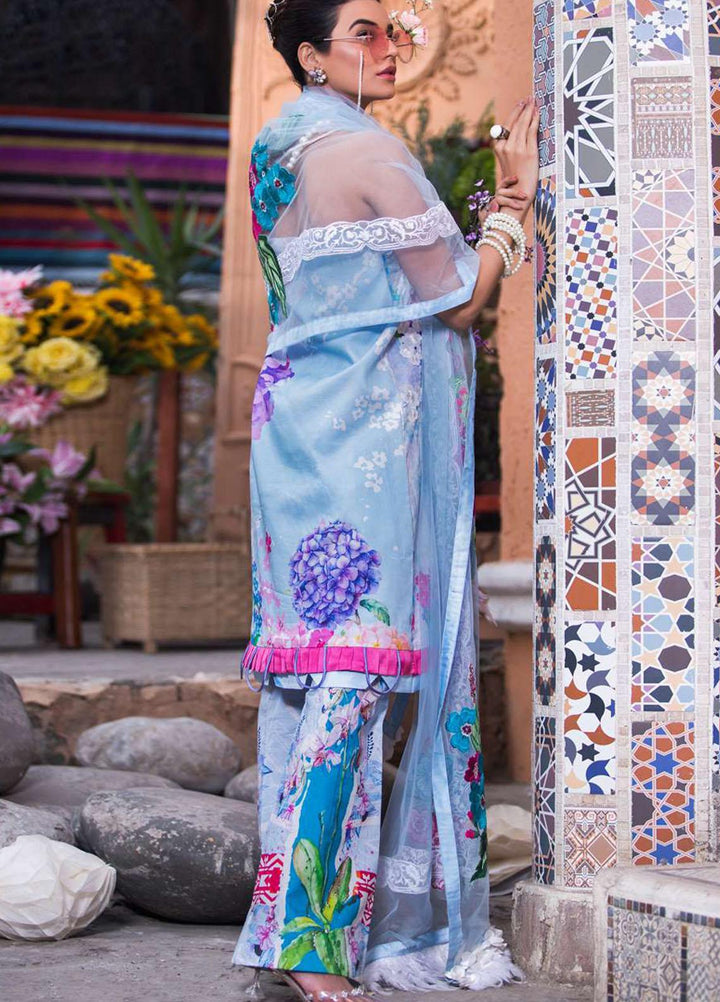 Liliana by Asifa & Nabeel Embroidered Lawn Suits Unstitched 3 Piece AN21SS 04 Montez - Spring / Summer Collection