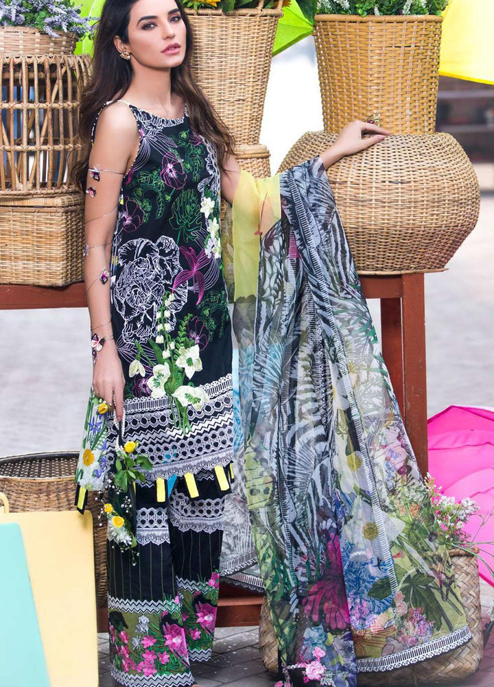 Liliana by Asifa & Nabeel Embroidered Lawn Suits Unstitched 3 Piece AN21SS 05 Leonor - Spring / Summer Collection