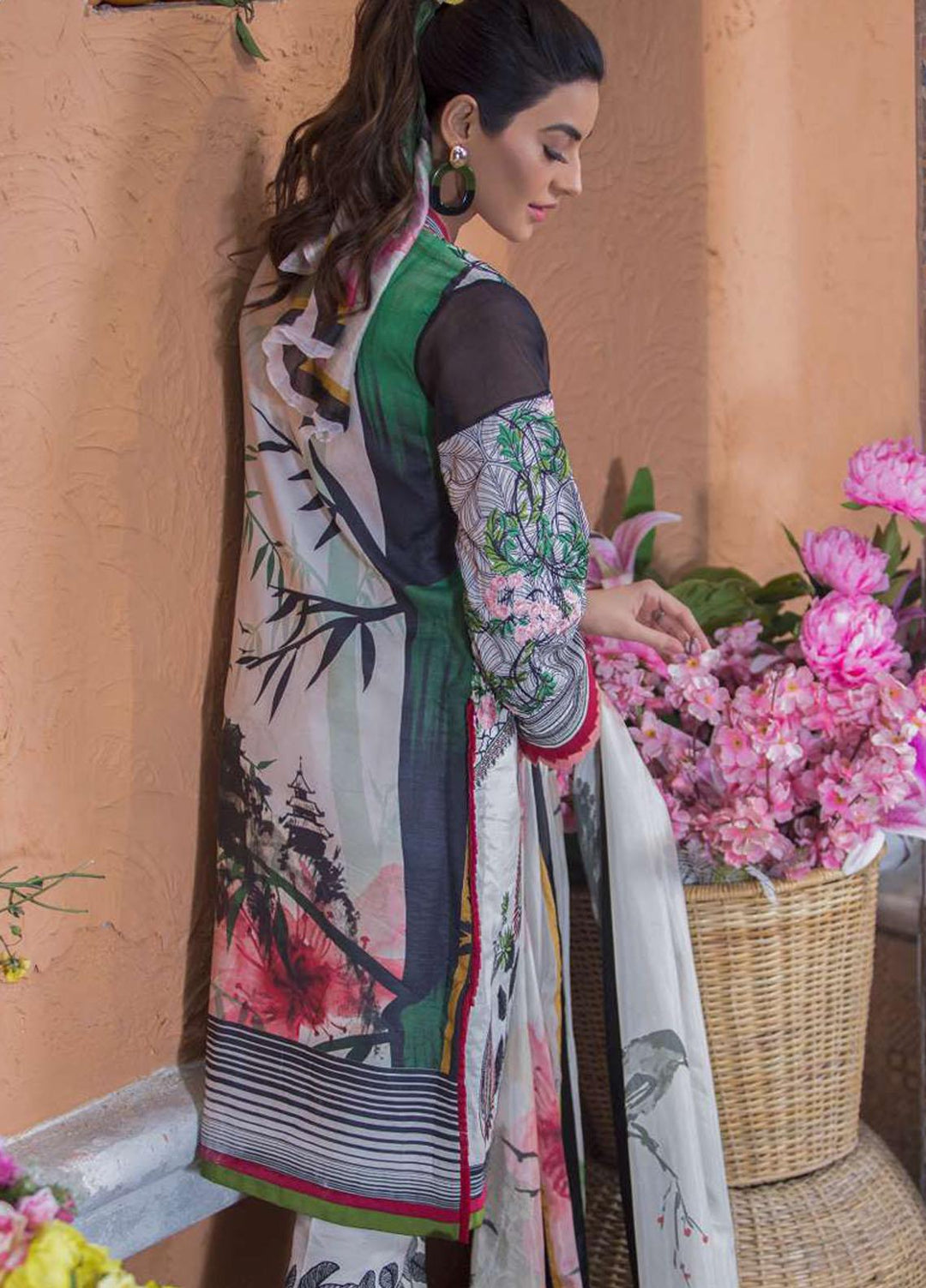 Liliana by Asifa & Nabeel Embroidered Lawn Suits Unstitched 3 Piece AN21SS 08 Joel - Spring / Summer Collection