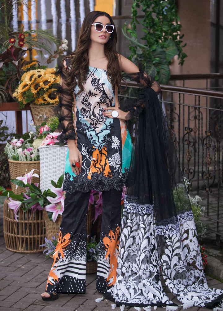 Liliana by Asifa & Nabeel Embroidered Lawn Suits Unstitched 3 Piece AN21SS 11 Lillynn - Spring / Summer Collection
