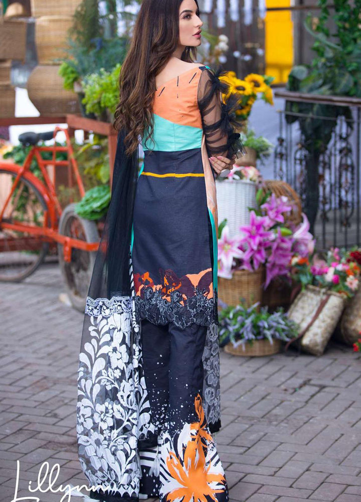 Liliana by Asifa & Nabeel Embroidered Lawn Suits Unstitched 3 Piece AN21SS 11 Lillynn - Spring / Summer Collection