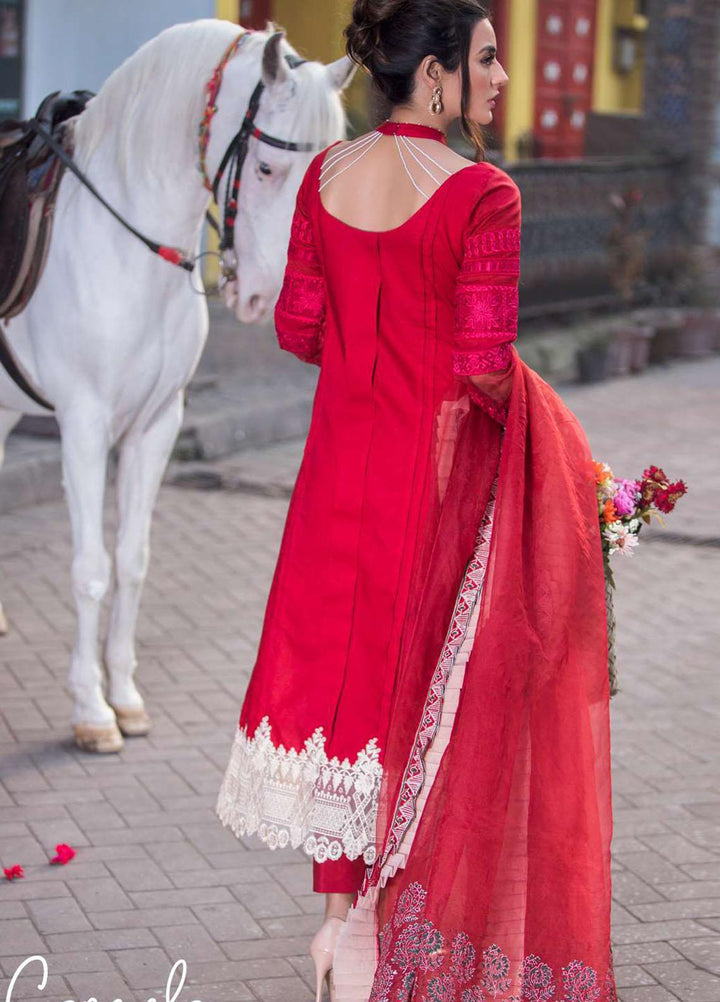 Liliana by Asifa & Nabeel Embroidered Lawn Suits Unstitched 3 Piece AN21SS 12 Carmela - Spring / Summer Collection