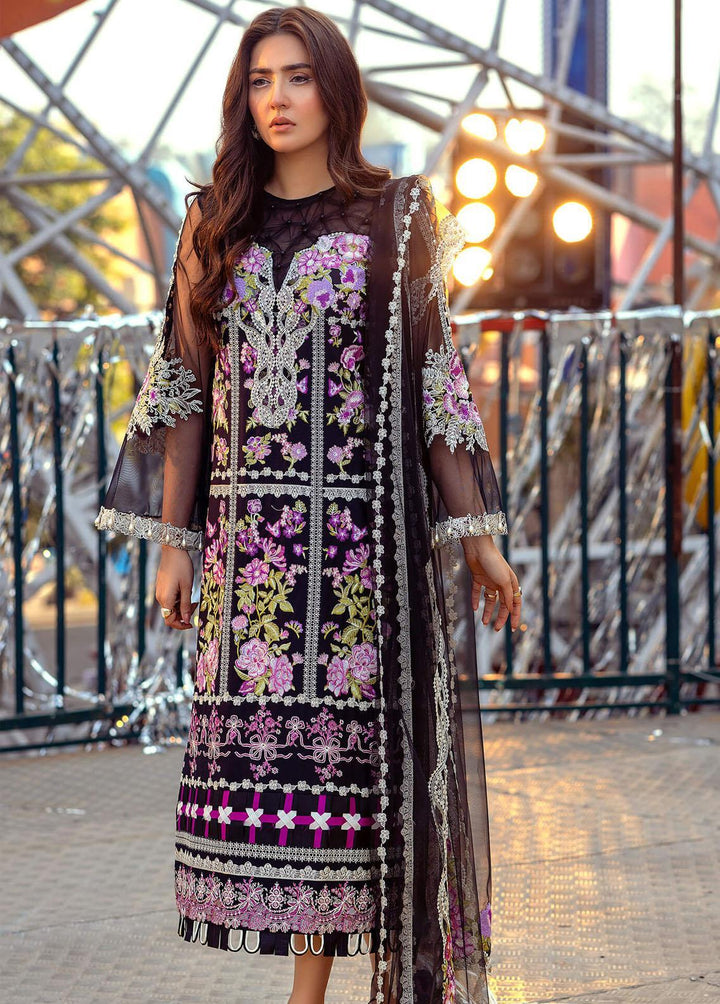 Lilibet By Asifa & Nabeel Embroidered Lawn Suits Unstitched 3 Piece AN22L (SL-02) Mia - Spring / Summer Collection