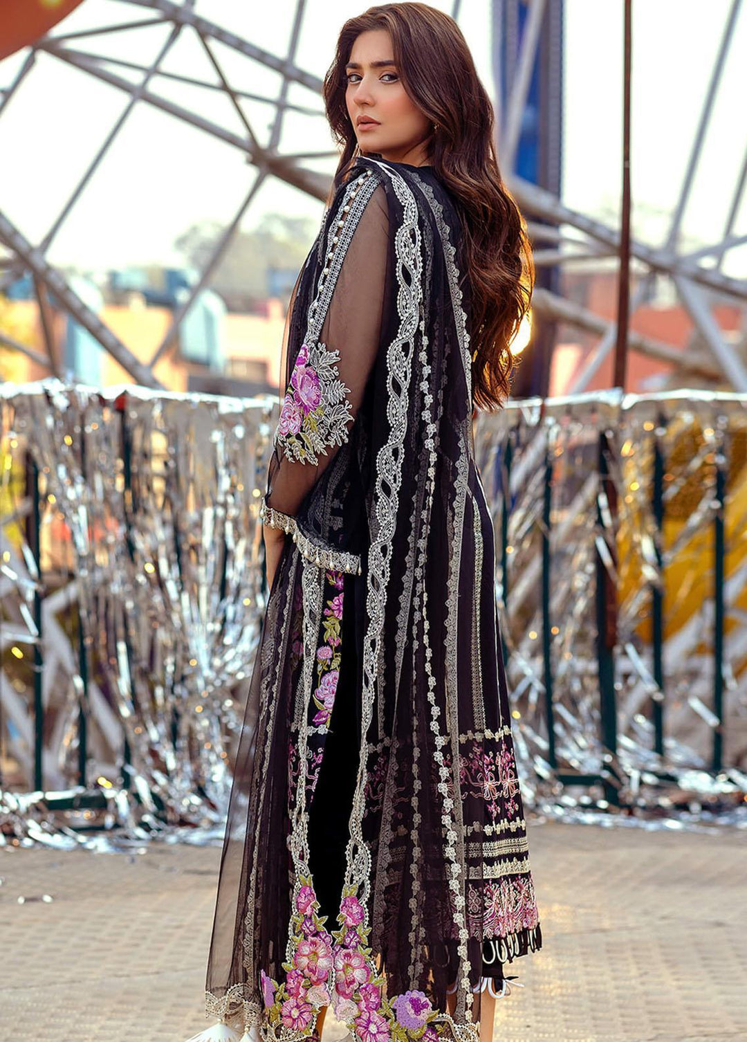 Lilibet By Asifa & Nabeel Embroidered Lawn Suits Unstitched 3 Piece AN22L (SL-02) Mia - Spring / Summer Collection