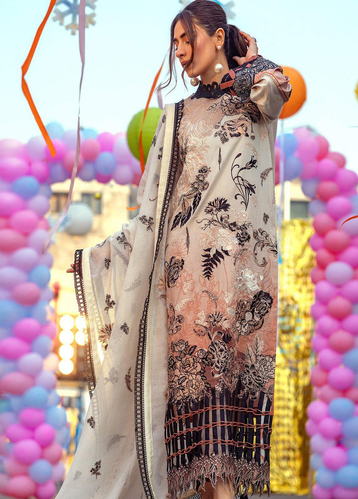 Lilibet By Asifa & Nabeel Embroidered Lawn Suits Unstitched 3 Piece AN22L (SL-05) Nora - Spring / Summer Collection